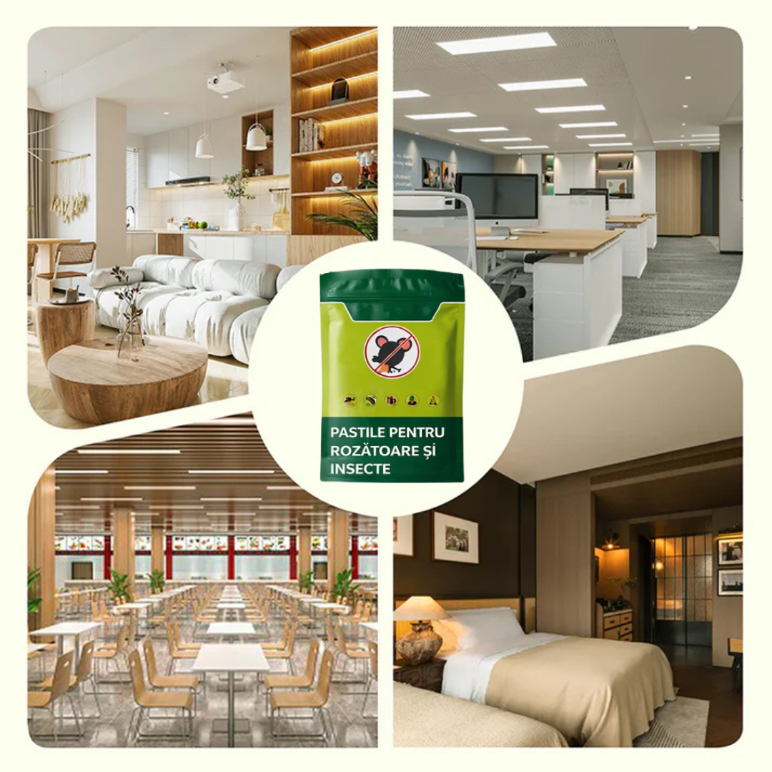 Pastile pentru rozătoare și insecte.