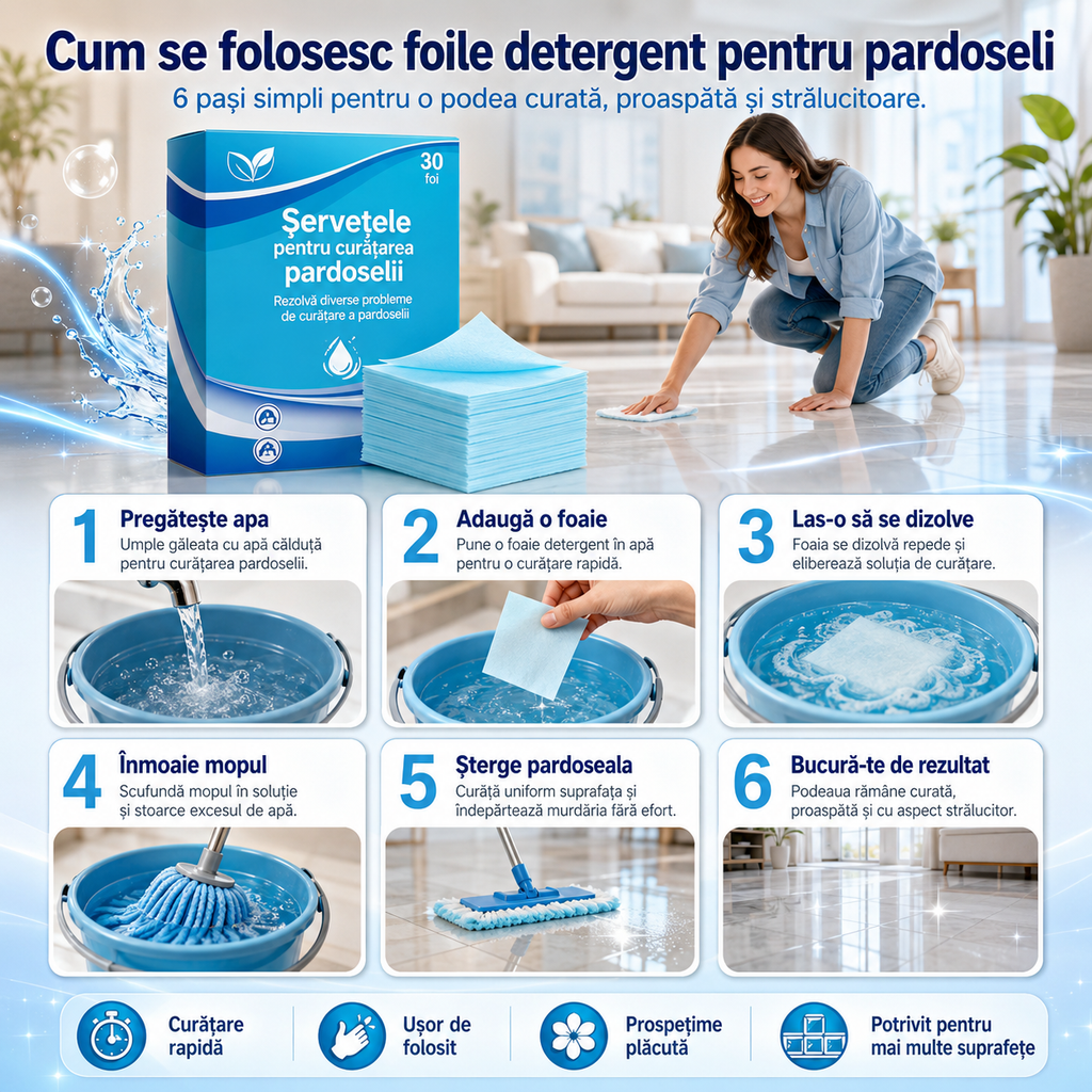 Foi Detergent Pentru Pardoseli