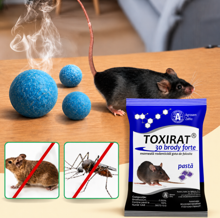 Pastile pentru rozătoare TOXIRAT