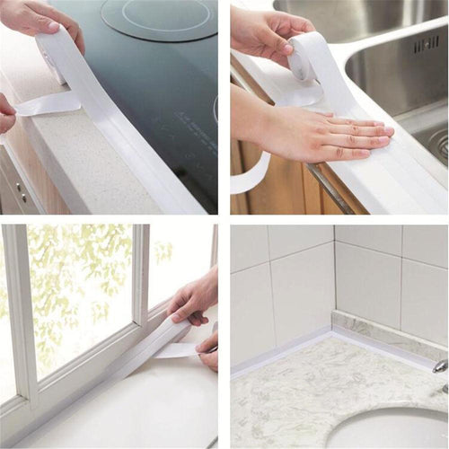 1+1 GRATIS Bandă de Etanșare Adezivă Impermeabilă și Antiscurgere – 3,8 cm × 3,2 m